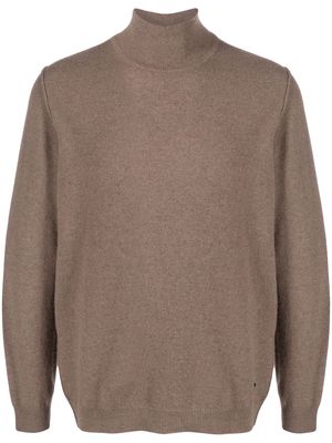 Woolrich high-neck knitted jumper - Neutrals