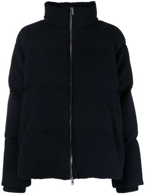 Woolrich high-neck puffer jacket - Blue