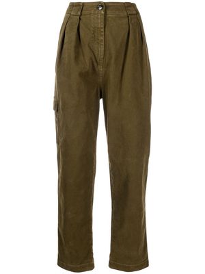 Woolrich high-waisted straight-leg jeans - Green
