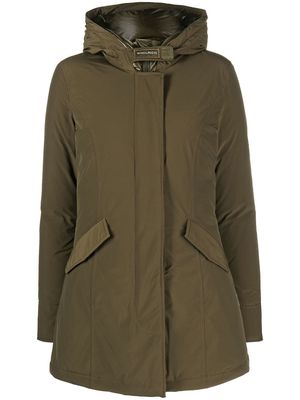 Woolrich hooded coat - Green
