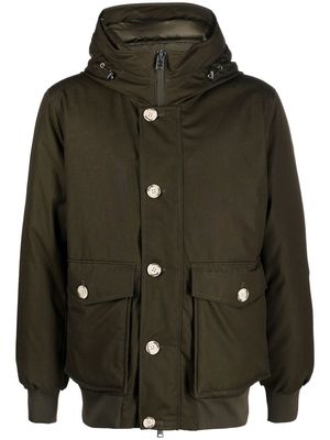 Woolrich hooded down jacket - Green