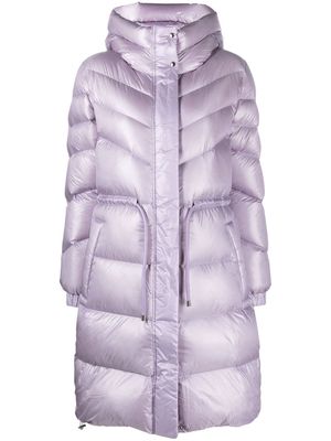 Woolrich hooded padded coat - Purple