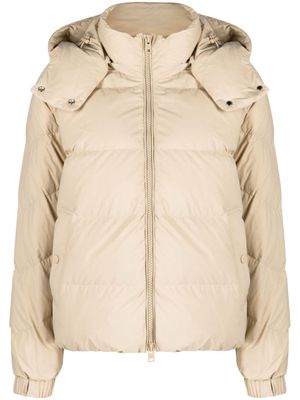 Woolrich hooded puffer jacket - Neutrals