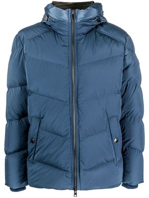 Woolrich hooded quilted padded jacket - Blue