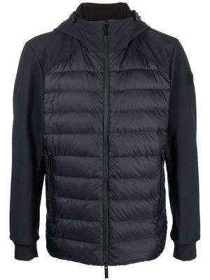 Woolrich hybrid feather-down soft-shell jacket - Blue
