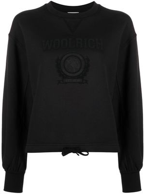 Woolrich Ivy flocked sweatshirt - Black