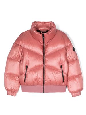 Woolrich Kids Aliquippa padded zip-up jacket - Pink