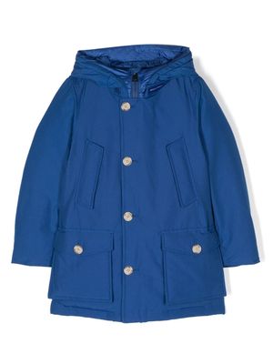 Woolrich Kids Arctic down hooded jacket - Blue