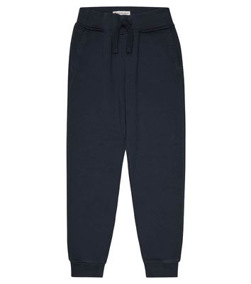 Woolrich Kids Cotton fleece sweatpants