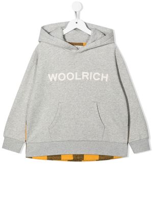 Woolrich Kids embroidered-logo sweatshirt - Grey