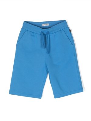 Woolrich Kids fleece sweat shorts - Blue