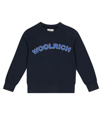 Woolrich Kids Logo cotton sweatshirt