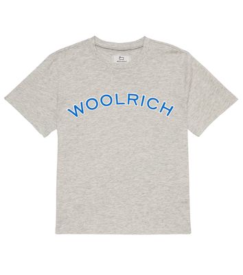 Woolrich Kids Logo cotton T-shirt