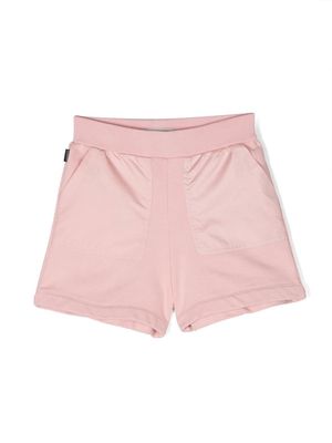 Woolrich Kids panelled elasticated-waist shorts - Pink