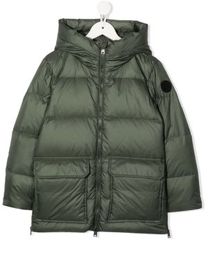 Woolrich Kids quilted padded coat - Green