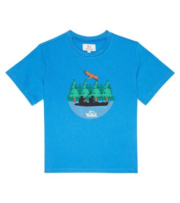 Woolrich Kids Road Trip cotton T-shirt