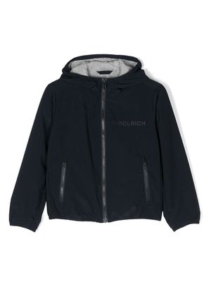 Woolrich Kids Ryker water-repellent hooded jacket - Blue