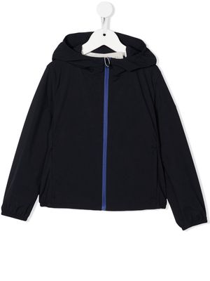 Woolrich Kids two-pocket zip-up hooded jacket - Blue