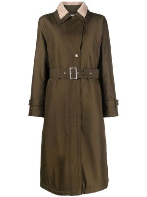 Woolrich Latimore belted coat - Green
