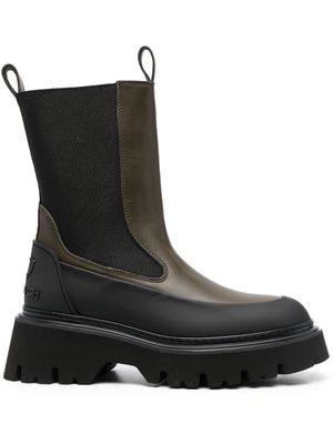 Woolrich leather Chelsea boots - Green