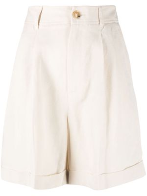 Woolrich linen blend shorts - Neutrals