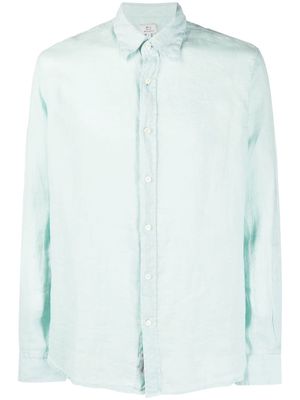 Woolrich linen button-up shirt - Green