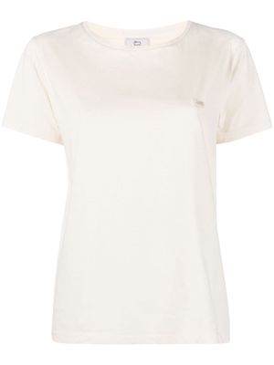 Woolrich logo-embroidered T-shirt - Neutrals