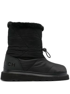 Woolrich logo-patch drawstring-fastening boots - Black