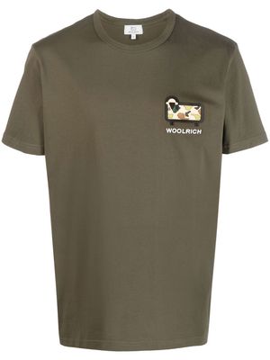 Woolrich logo-patch short-sleeved T-shirt - Green