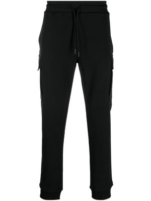 Woolrich logo-print cargo track pants - Black