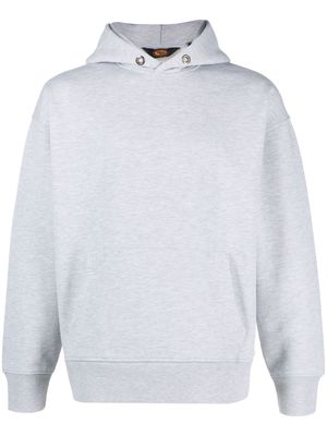Woolrich logo-print cotton blend hoodie - Grey