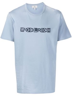 Woolrich logo-print short-sleeve T-shirt - Blue
