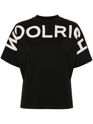 Woolrich logo-printed cotton T-shirt - Black