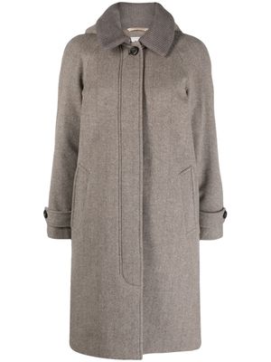 Woolrich Luxe virgin wool coat - Brown