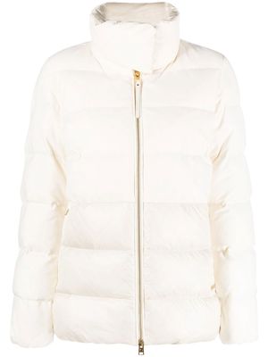Woolrich Luxe zip-up puffer jacket - Neutrals