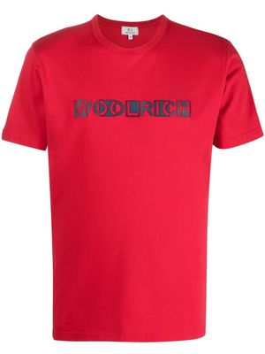 Woolrich organic cotton logo T-shirt - Red