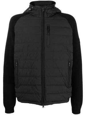 Woolrich padded-design hooded jacket - Black