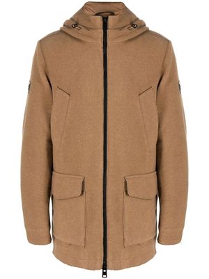 Woolrich padded hooded coat - Brown
