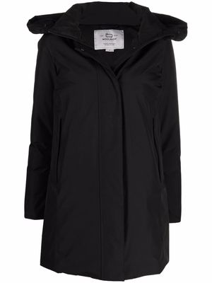 Woolrich padded zip-up coat - Black