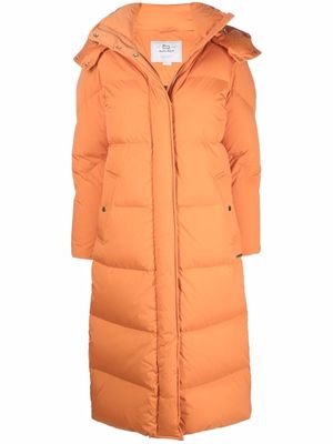 Woolrich padded zip-up down coat - Orange