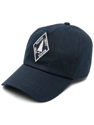Woolrich patch detail baseball cap - Blue