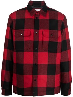 Woolrich plaid check-print shirt jacket - Red