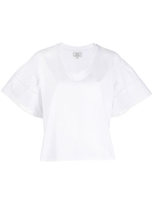 Woolrich puff-sleeve T-shirt - White