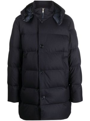 Woolrich quilted down parka coat - Blue