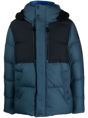 Woolrich quilted hooded padded jacket - Blue
