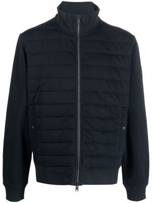 Woolrich quilted-panel detail jacket - Blue