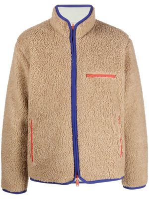 Woolrich reversible curly-fleece jacket - Neutrals