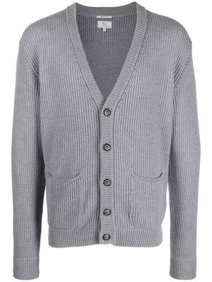 Woolrich ribbed button-up cardigan - Grey