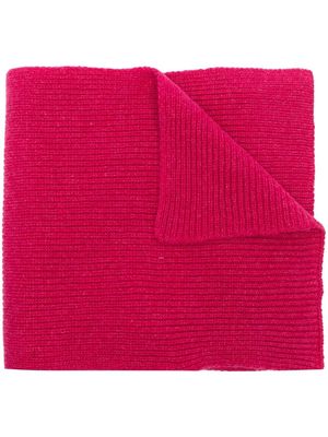 Woolrich ribbed cashmere scarf - Pink