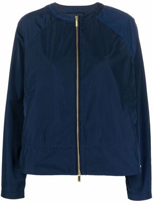 Woolrich round-neck zipped jacket - Blue